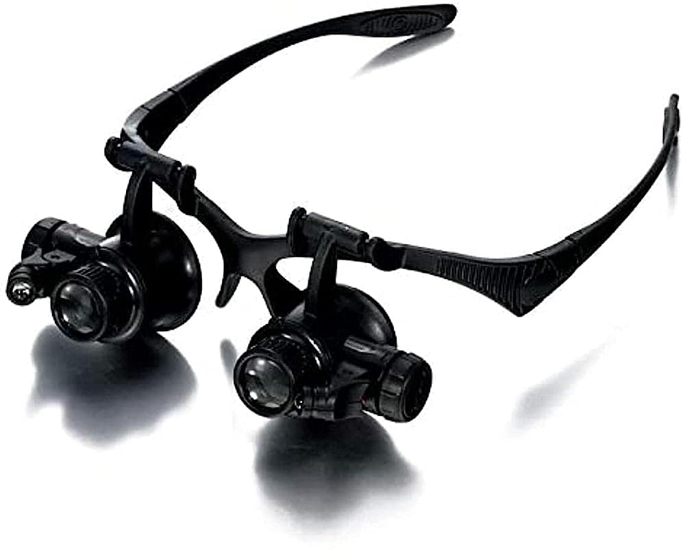 Amazon.co.jp: 世界的な虫眼鏡 10X 15X 20X 25X レンズ宝石商時計修理